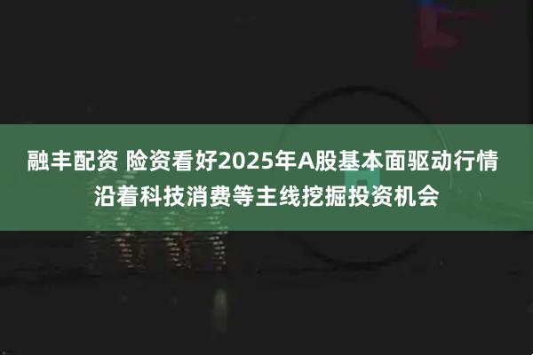 融丰配资 险资看好2025年A股基本面驱动行情 沿着科技消费等主线挖掘投资机会