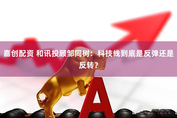 嘉创配资 和讯投顾邹同树：科技线到底是反弹还是反转？