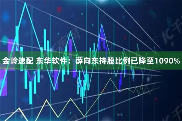 金岭速配 东华软件：薛向东持股比例已降至1090%